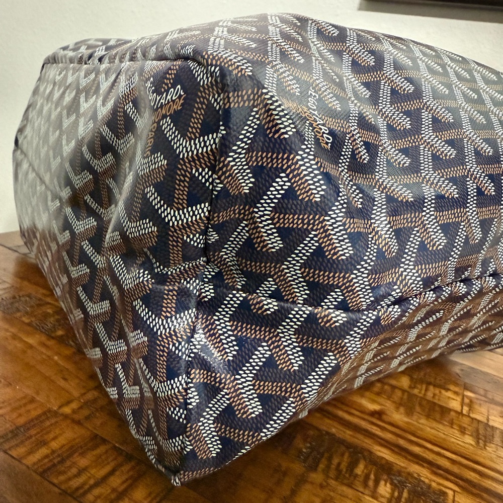 Goyard Navy Blue PM Women's Tote Bag - Picture 6 of 10